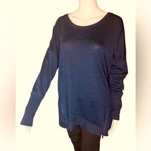 Active Life dark blue long sleeve lightweight shirt